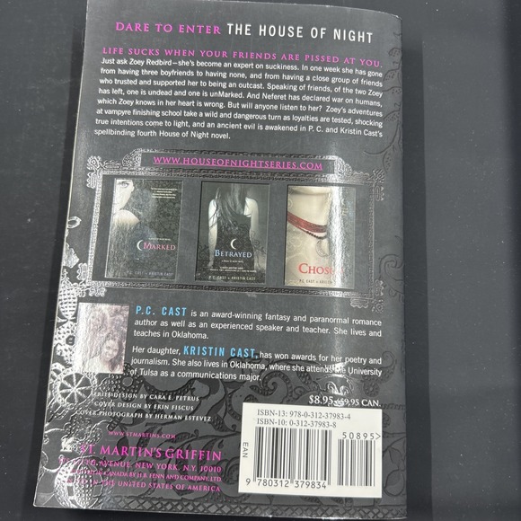 House Of Night PC Cast & Kristin Cast Books 1-4 - Picture 9 of 9